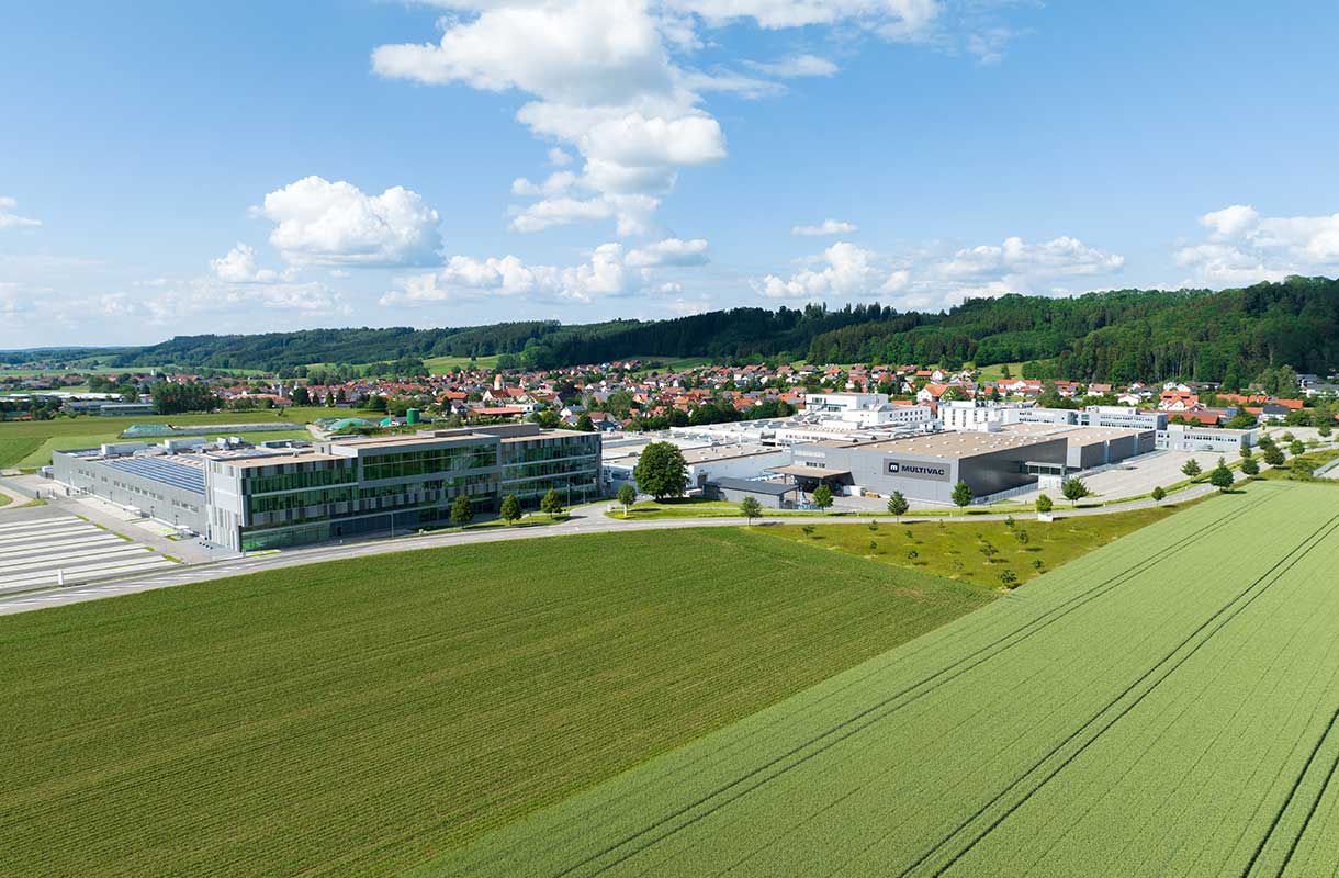 MULTIVAC Factory Landscape with Green Fields