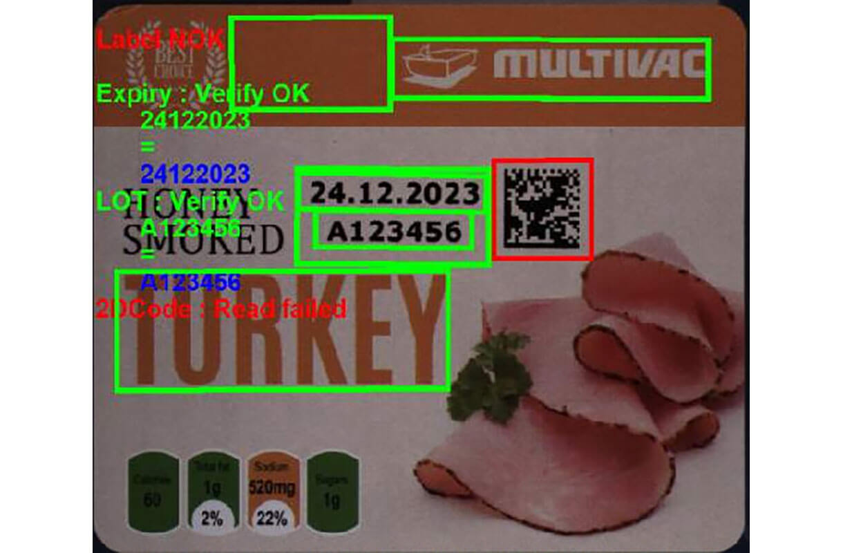 MULTIVAC Packaging Machine Label Verification