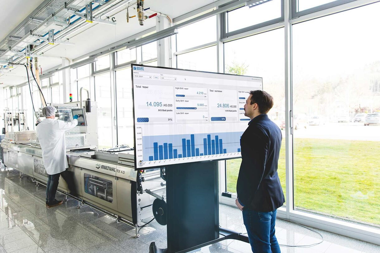 MULTIVAC Packaging Machine with Data Display