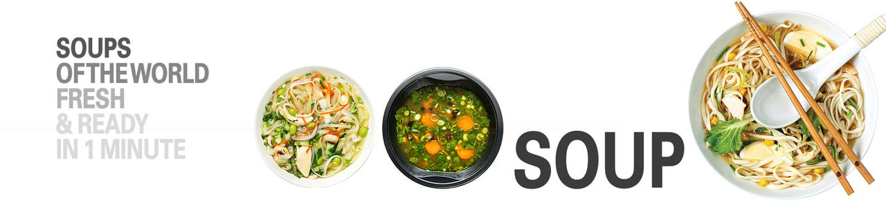 World Soups Variety Fresh & Ready in 1 Minute