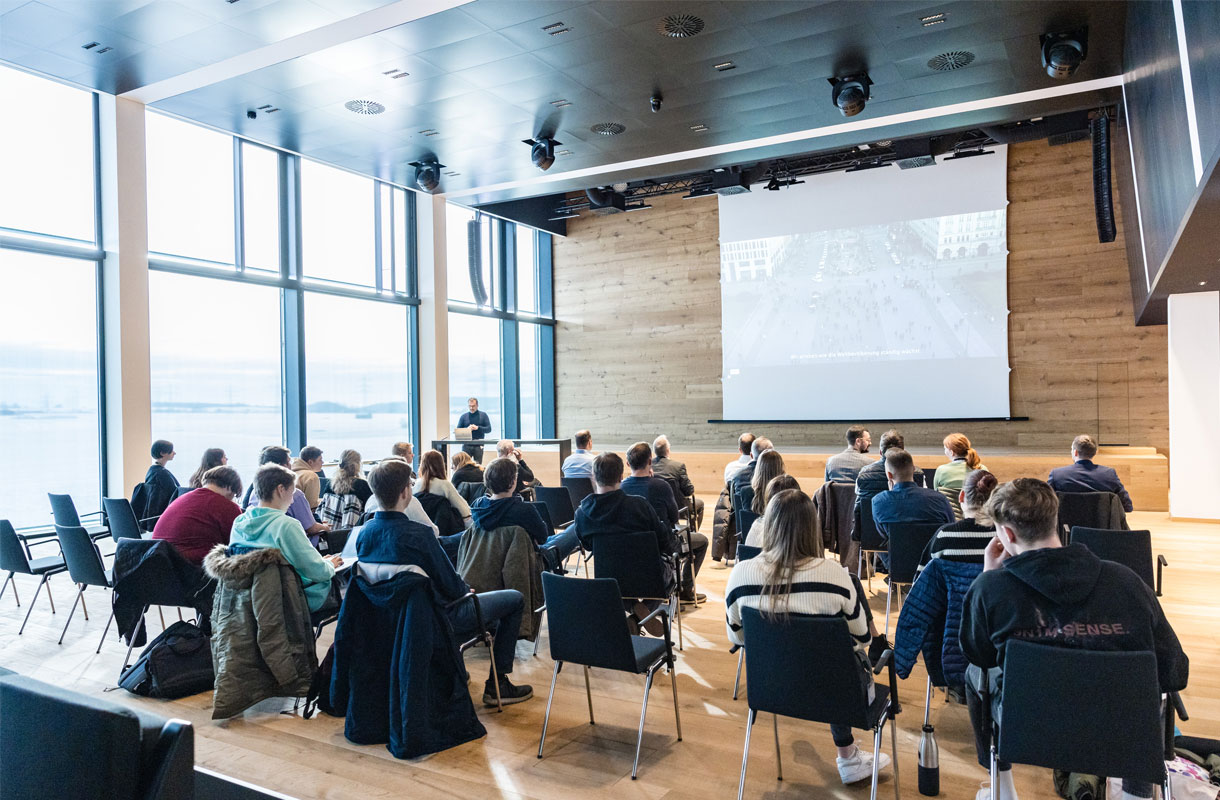 Conference Room Presentation Event with Attendees