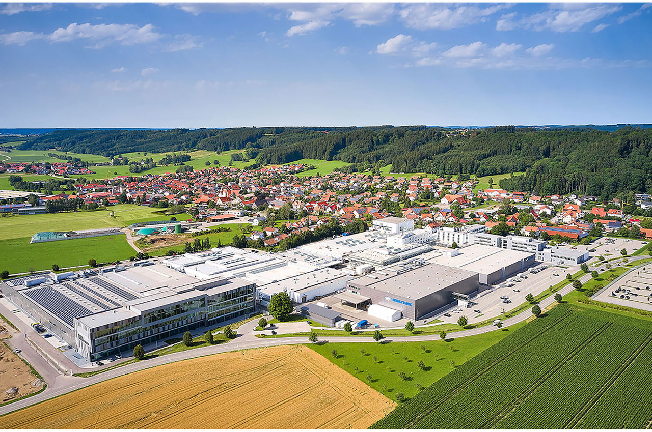 MULTIVAC Factory Aerial View in Rural Landscape
