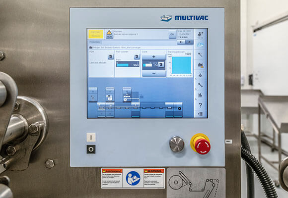 MULTIVAC Machine Control Panel Display Interface
