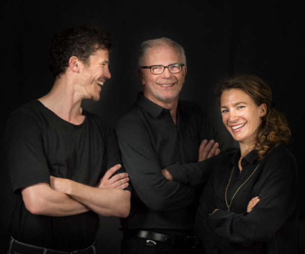 Group Portrait in Dark Clothing