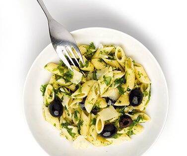 Pasta Salad with Olives and Fresh Herbs